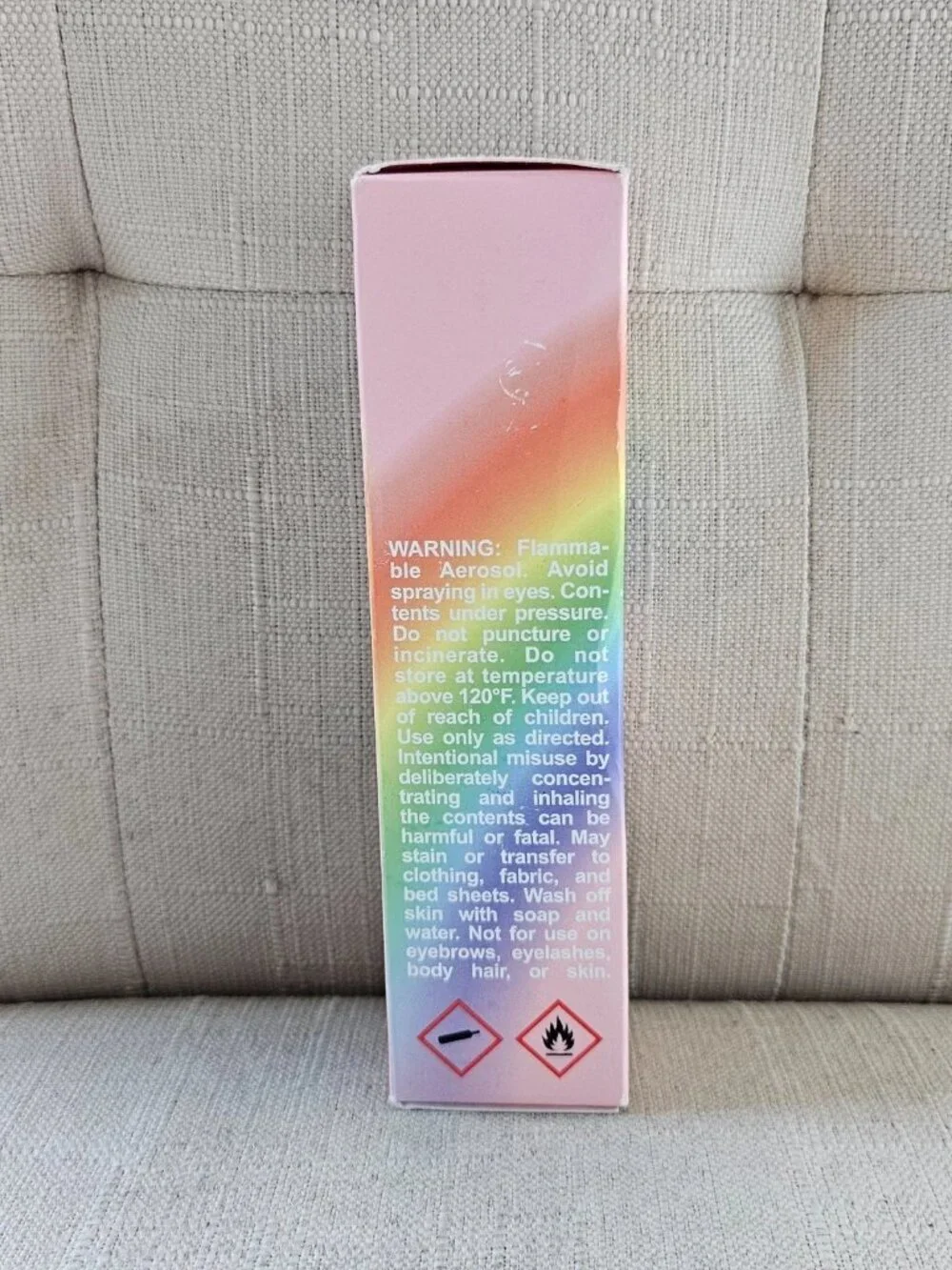 Lime Crime Unicorn Hair Rainbow Mist Temporary Color Spray Stormy 2.5 fl oz New